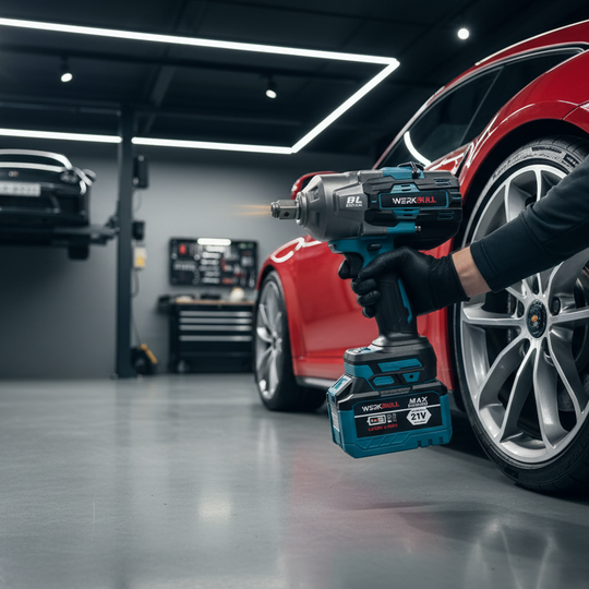 Акумулаторен Ударен Гайковерт WerkBull 21V – 2000Nm