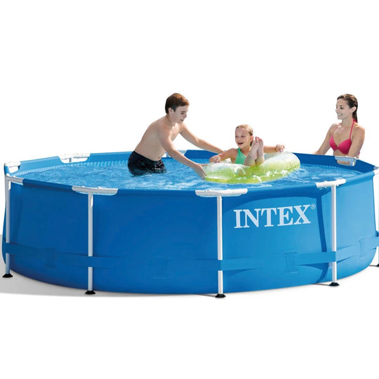 Сглобяем басейн INTEX Metal Frame с филтърна помпа, 305 х 76 см.