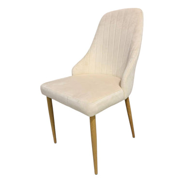 Елегантен стол Алис - бежов - до 150кг.