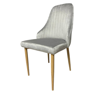 Елегантен стол Алис - сив - до 150кг.