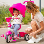 Детска триколка 4в1 smarTrike Breeze Plus, розова