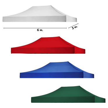 Платнище за шатра 3×6 м – водоустойчиво и UV защитено покривало в 4 цвята