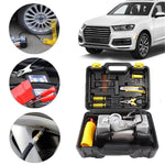 Комплект „Пътна помощ“ WerkBull – компресор за гуми, маркуч за въздух и инструменти в преносим куфар
